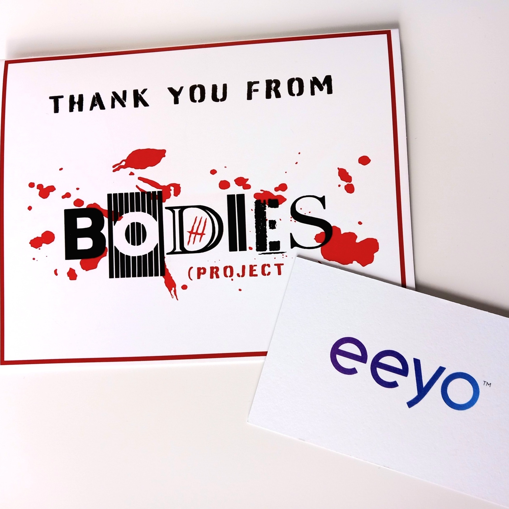 Thank you image to eeyo from the netflix series Bodies